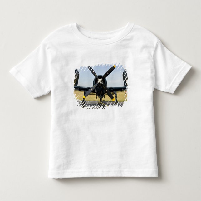 Grumman F8F Bearcat Navy Carrier Fighter on the Toddler T-Shirt (Front)