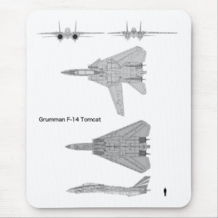 Grumman F-14 Tomcat マウスパッド Mouse Pad