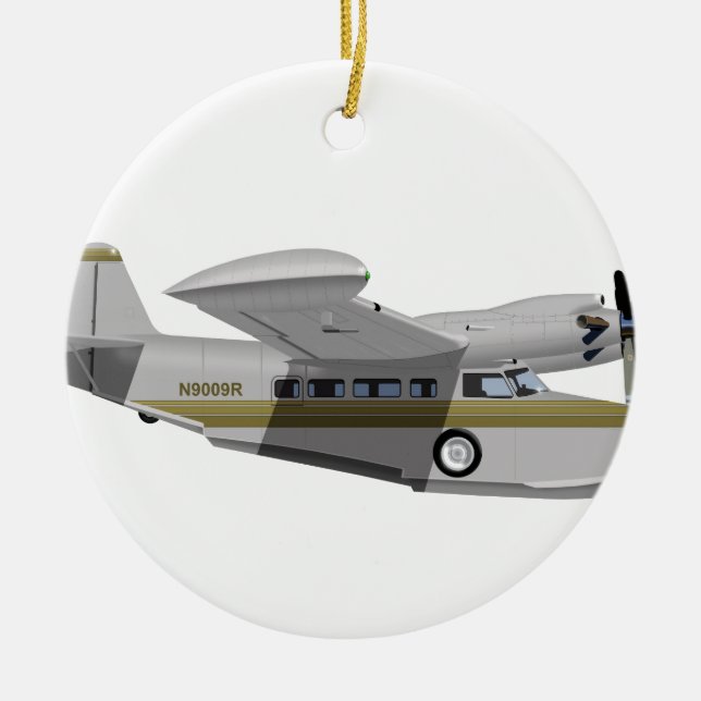 Grumman McKinnon G-21G Goose 436436 Ceramic Ornament (Front)