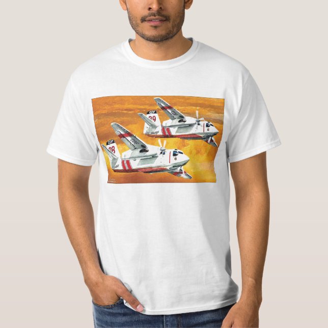 Grumman S-2 Tracker Airtanker T-Shirt (Front)
