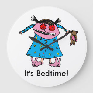 Grump Girl Clock