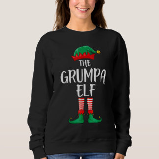 Grumpa Elf Matching Group Funny Family Christmas Sweatshirt