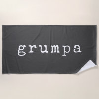 Grumpa | Funny Grumpy Grandpa in Black and White