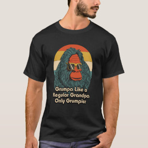 Grumpa Like Regular Grandpa Only Grumpier Fathers T-Shirt