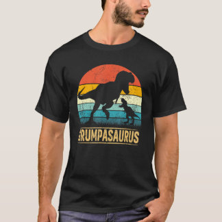 Grumpa Saurus T Rex Dinosaur Grumpasaurus  Father' T-Shirt