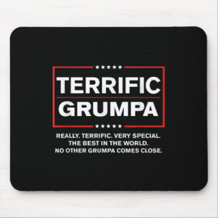 Grumpa Trump Fathers Day Gift For Terrific Grumpy Mouse Pad