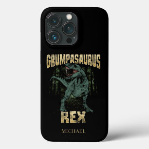 Grumpasaurus Rex Dinosaur T Rex Grandpa iPhone 13 Pro Case
