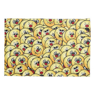 Grumpeys Funny Faces Set Pillowcase
