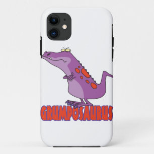 Grumposaurus Grumpy DInosaur Dino iPhone 11 Case