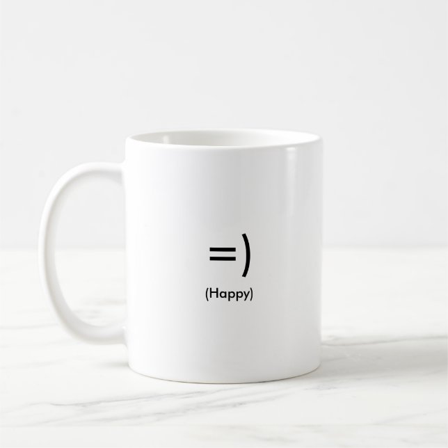 Grumpy and Happy Mug (Left)