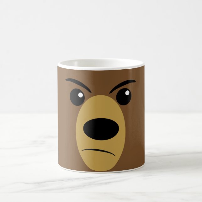 Grumpy Bear Face Coffee Mug (Center)