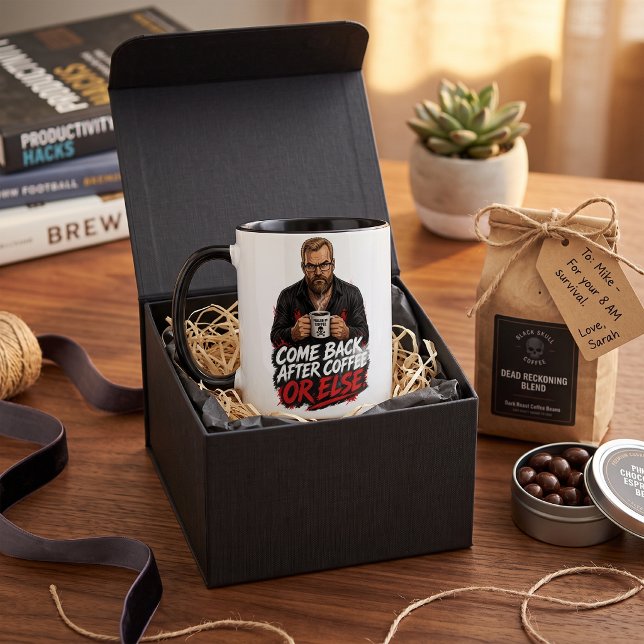 Grumpy Bearded Coffee Guy Mug (Creator Uploaded)