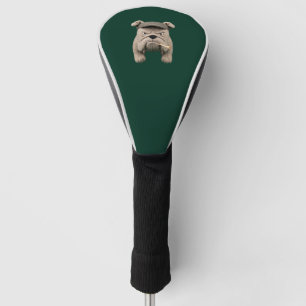 Grumpy Bulldog Golf Head Cover – Funny Embroidered