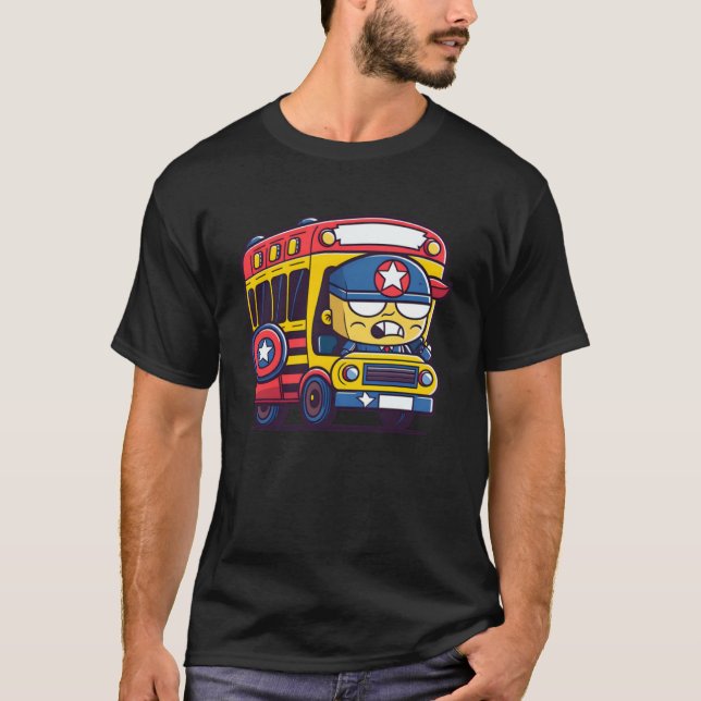 Grumpy Busdriver Bus Driver T-Shirt (Front)