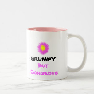 GRUMPY, But Gorgeous Two-Tone Coffee Mug