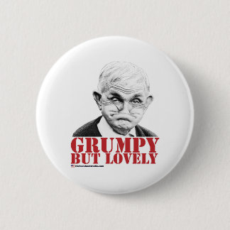 Grumpy But Lovely 6 Cm Round Badge