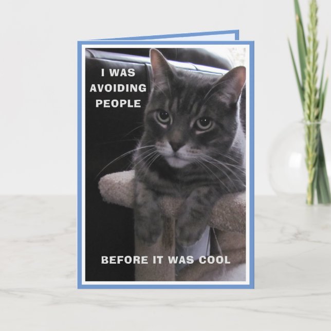 Grumpy Cat Birthday Card (Front)