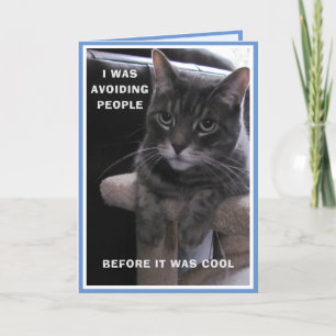 Grumpy Cat Birthday Card
