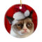 Grumpy Cat Christmas Ornament