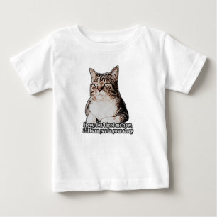 Grumpy cat meme for cat persons and kitten owners baby T-Shirt