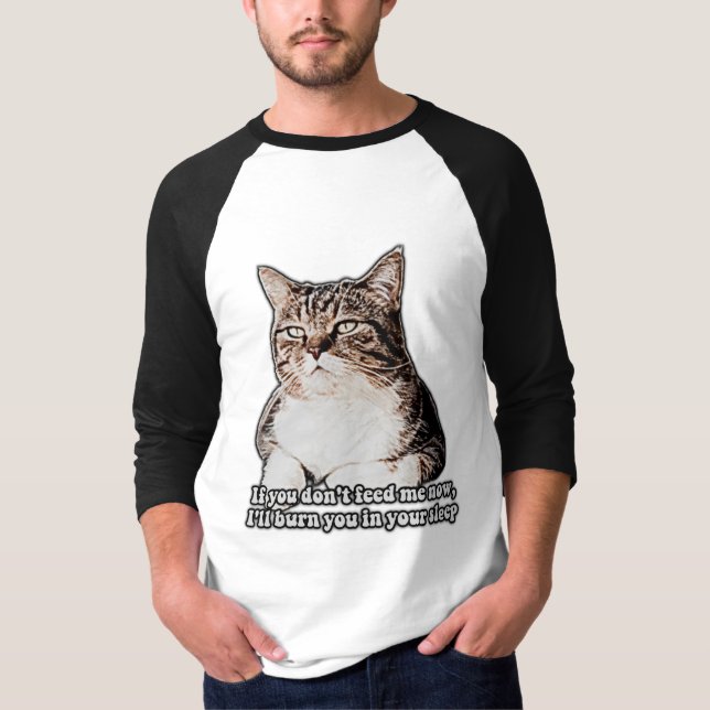 Grumpy cat meme for cat persons and kitten owners T-Shirt (Front)