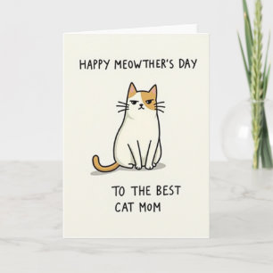 Grumpy Cat Mothers Day Greeting Card