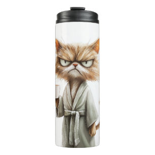 Grumpy Cat Needs Coffee Thermal Tumbler