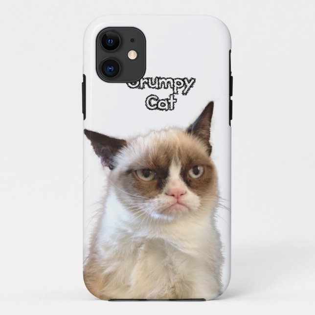 Grumpy Cat Phone Case (Back)