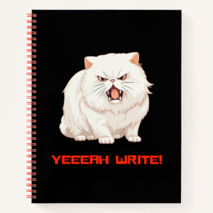 Grumpy Cat Puns Fun journal notebook