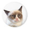 Grumpy Cat Round Magnet