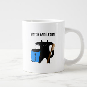 Grumpy Cat Teaches Climbing Collection Large Coffee Mug
