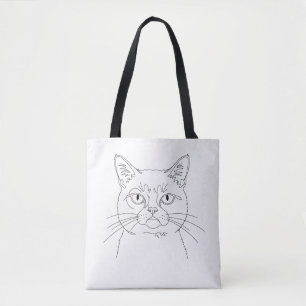 Grumpy cat tote bag