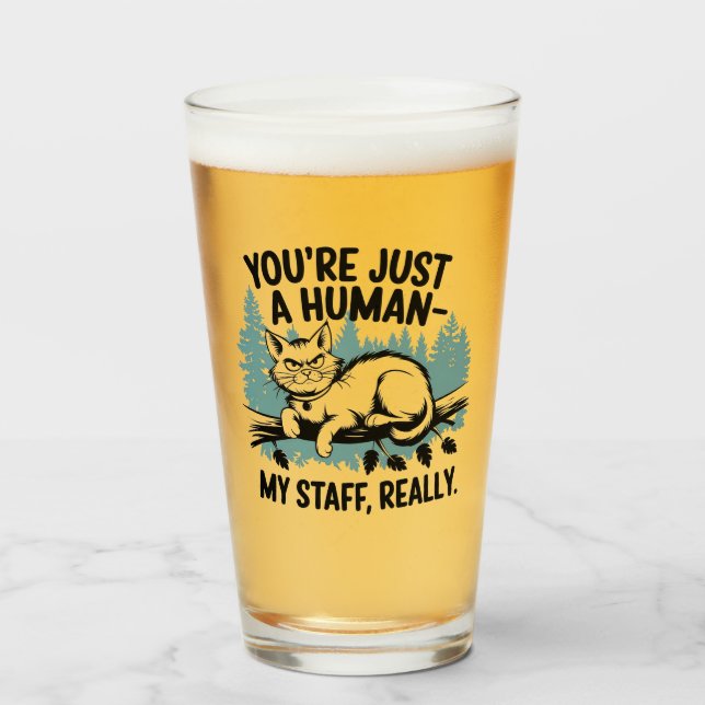 Grumpy Cat – 'You're Just a Human, My Staff Really Glass (Front Filled)