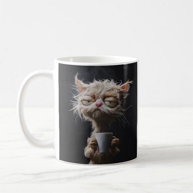 Grumpy Cat's Morning Coffee Mug (Left)