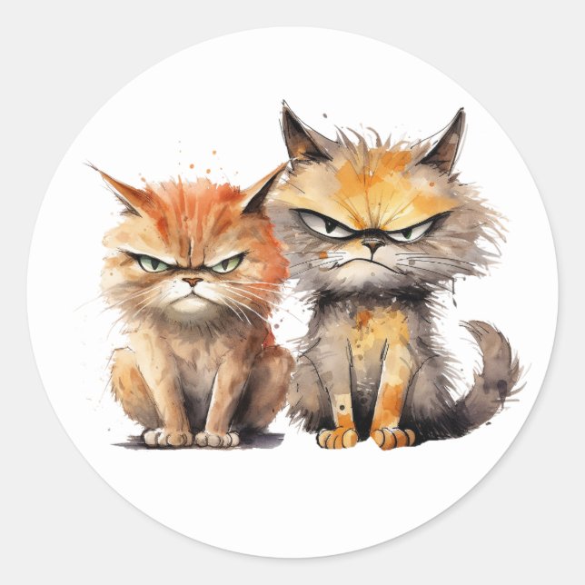 Grumpy Cats Stickers (Front)
