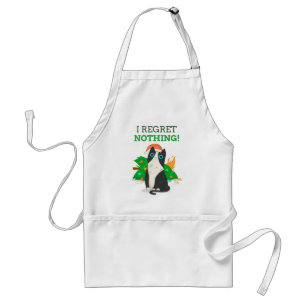 Grumpy Christmas Cat Standard Apron