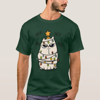 Grumpy Christmas Cat T-Shirt