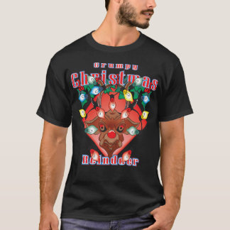 Grumpy Christmas Reindeer T-Shirt