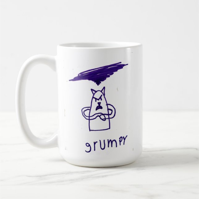 Grumpy Coffee Mug (Left)