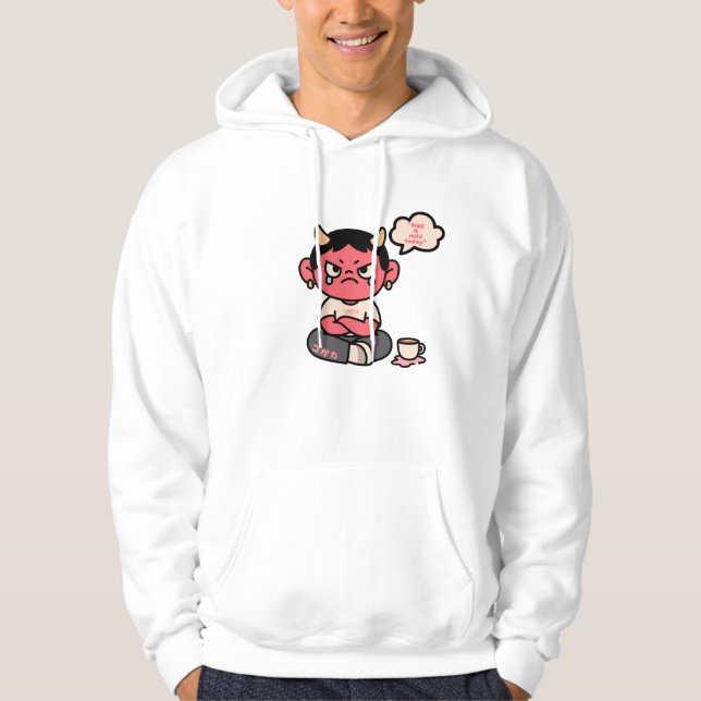 Grumpy Cute Oni – “Hell is Mild Today” Hoodie (Front)