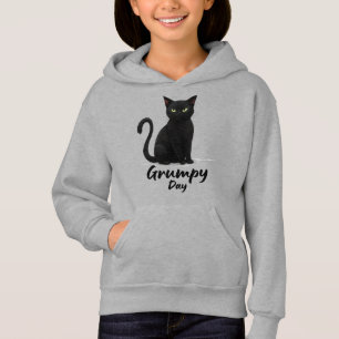 Grumpy Day with Black Cat