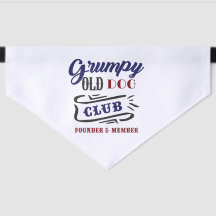 Grumpy Dog Club Founder Bandanna