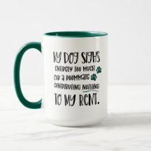 Grumpy Dog Funny Quote with Pet Photo Green