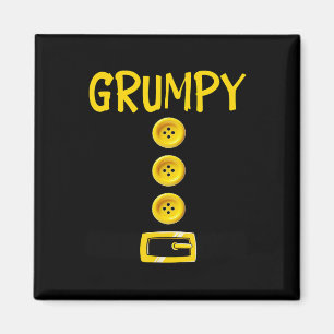 Grumpy Dwarf Halloween Costume Colour Matching Gru Magnet