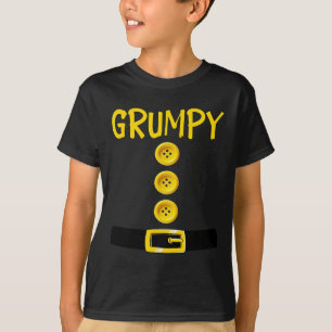 Grumpy Dwarf Halloween Costume Colour Matching Gru T-Shirt