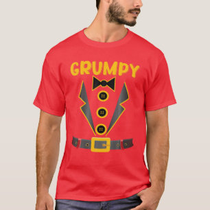 Grumpy Dwarf Tuxedo Costume Halloween Family Colou T-Shirt