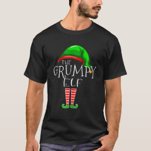 Grumpy Elf Family Matching Christmas Group Funny T-Shirt