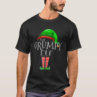 Grumpy Elf Family Matching Christmas Group Funny T-Shirt
