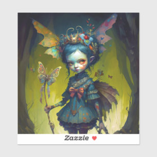 Grumpy Fairy Pixie Fantasy Art