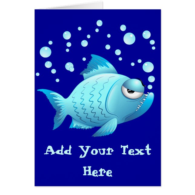 Grumpy Fish Cartoon (Front)